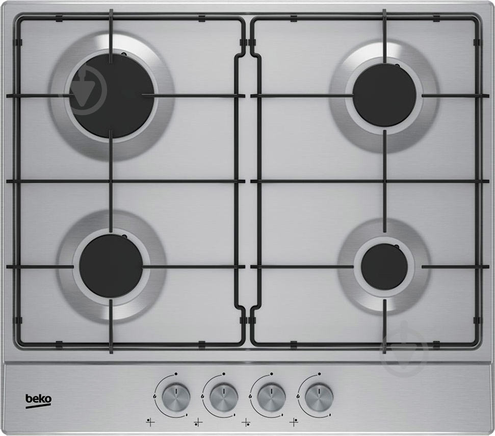 Варочная поверхность газовая Beko HIAG64223SX - фото 1