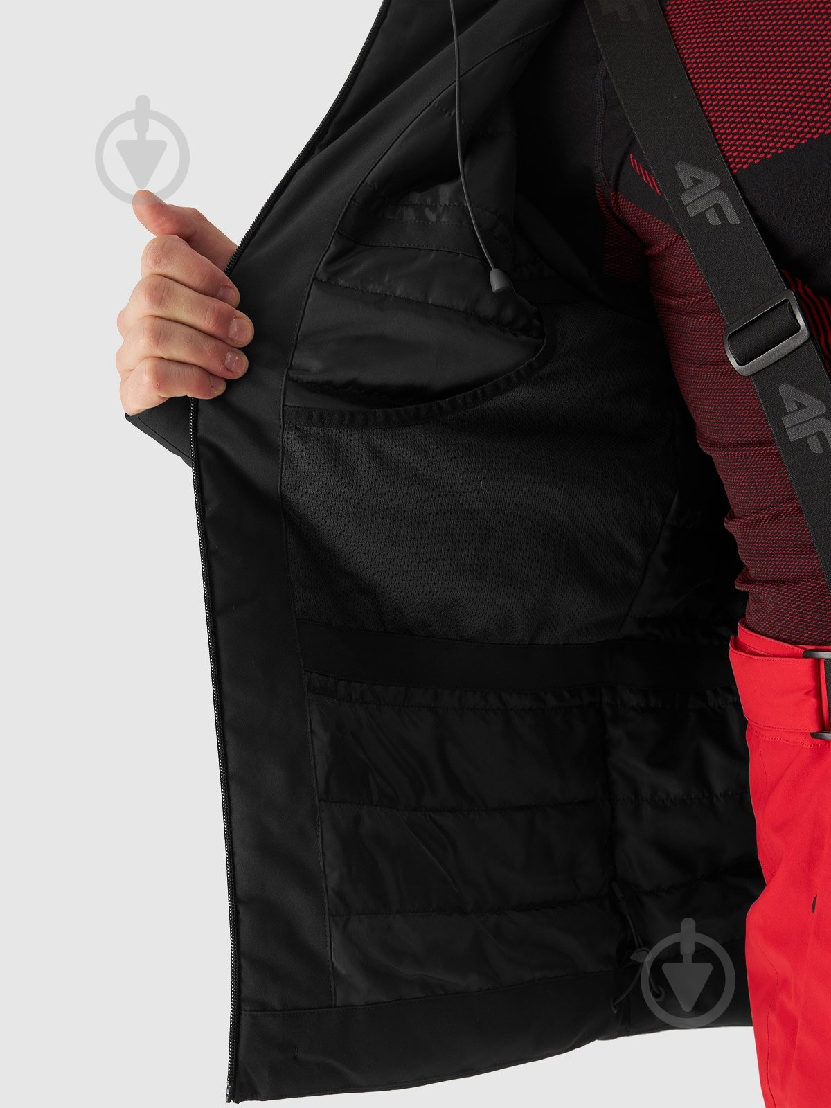 Куртка чоловіча зимова 4F TECHNICAL JACKET M579 4FWAW24TTJAM579-20S р.S чорна - фото 5