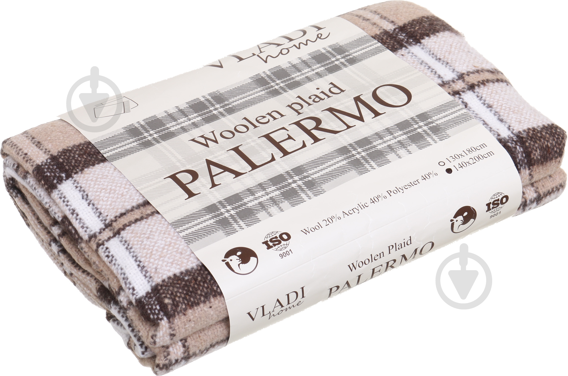 Плед Palermo 140x200 см в ассортименте Vladi - фото 24