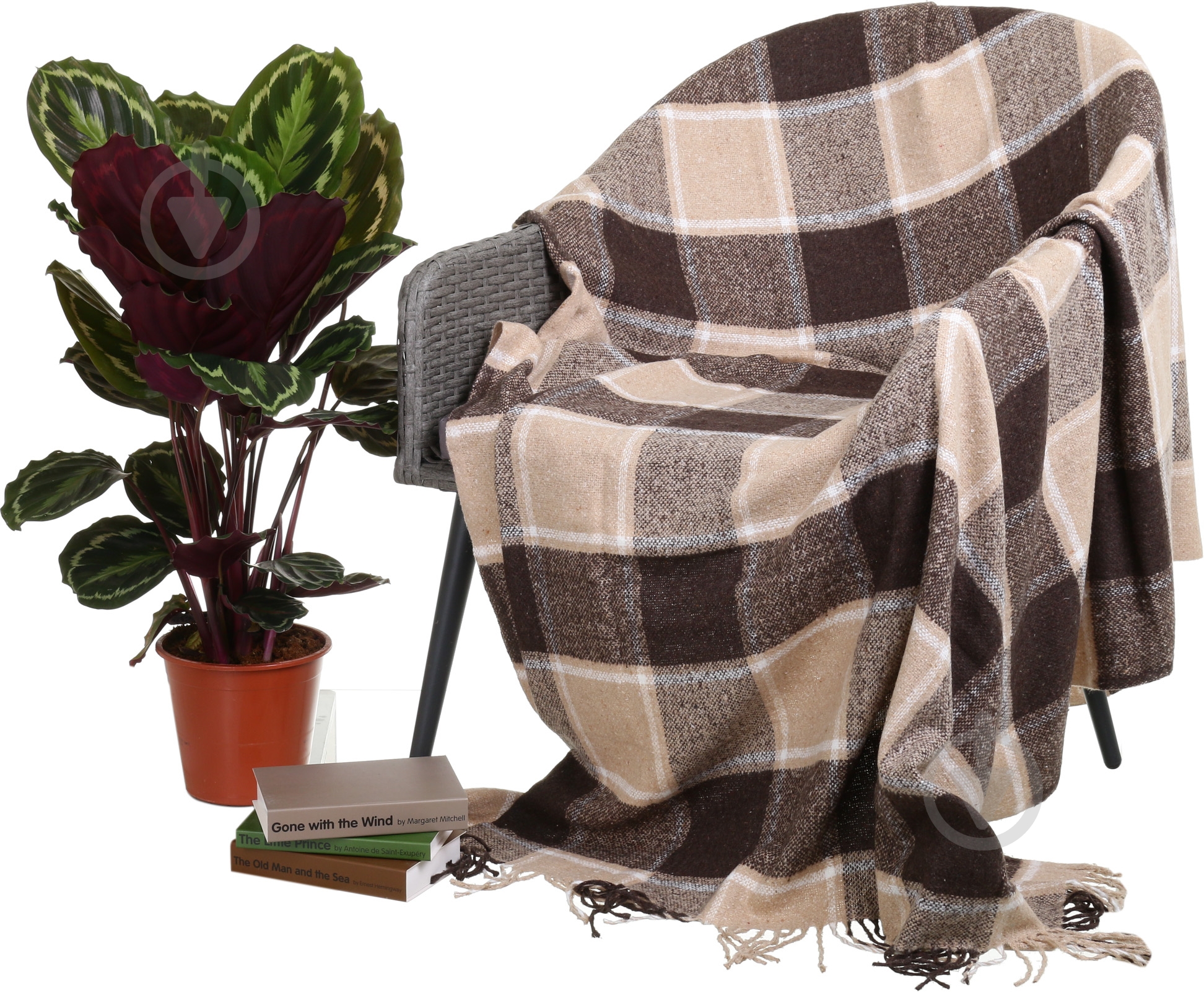 Плед Palermo 140x200 см в ассортименте Vladi - фото 19