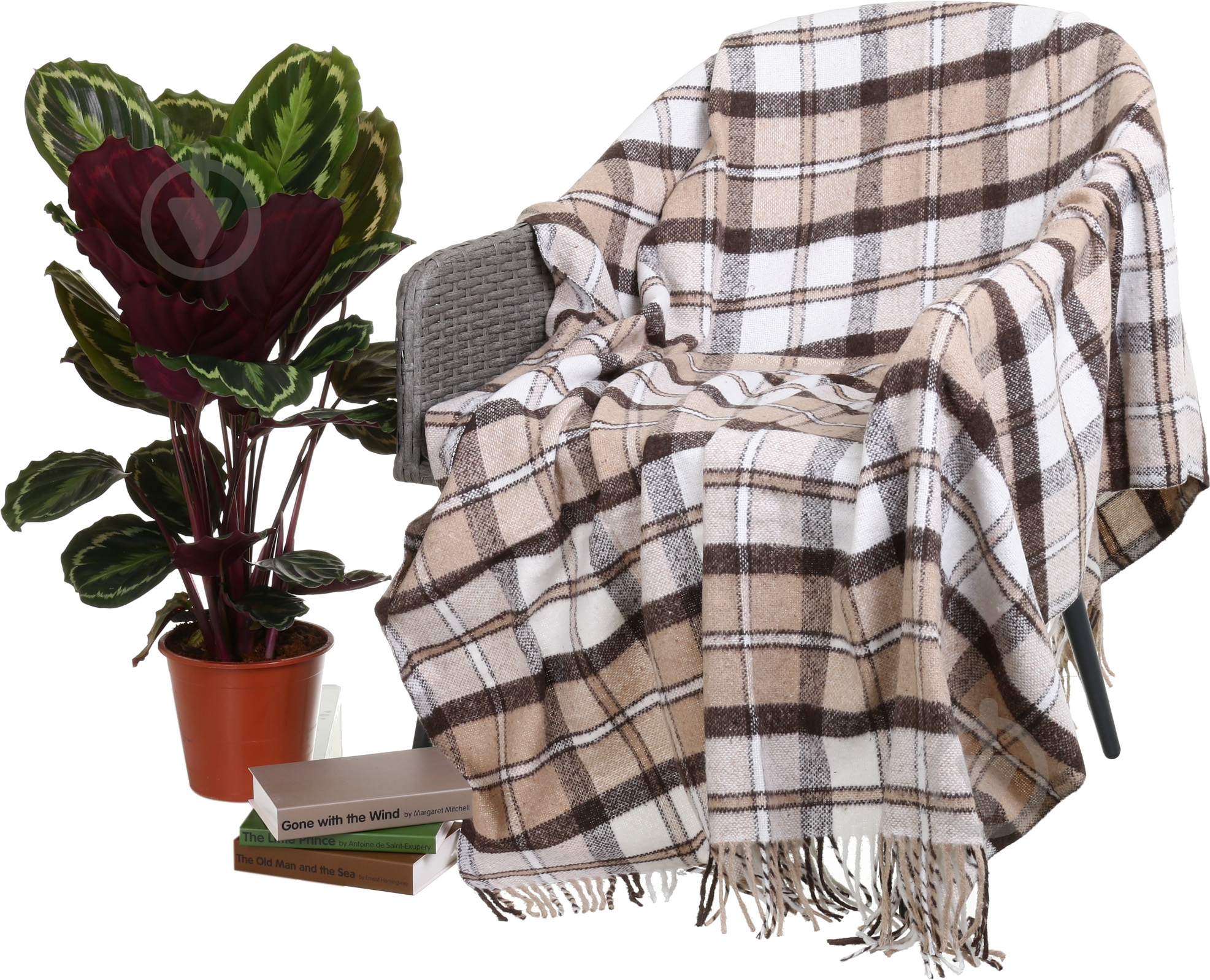 Плед Palermo 140x200 см в ассортименте Vladi - фото 22