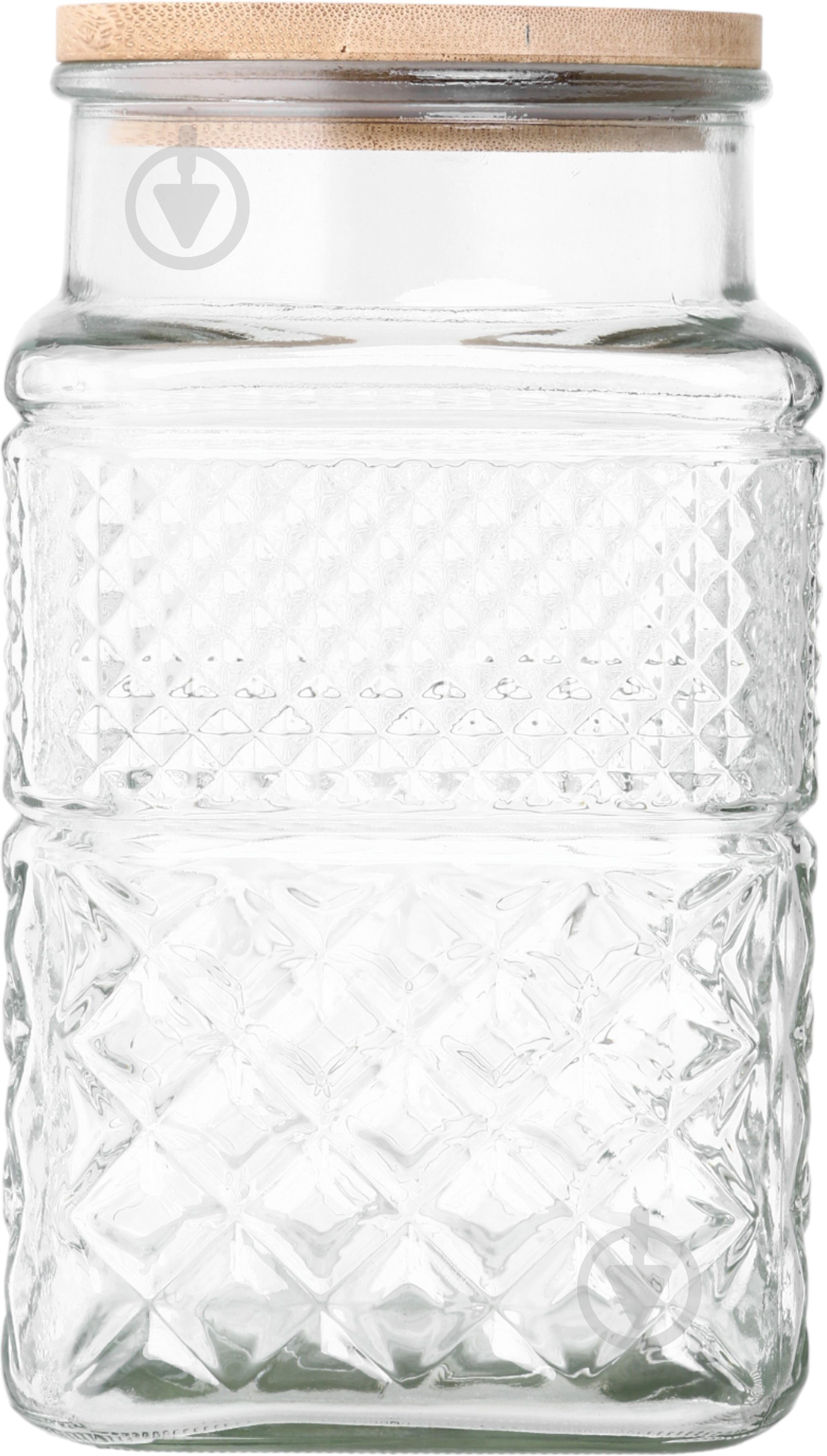Банка для сыпучих Everglass Бамбук 2000 мл - фото 1