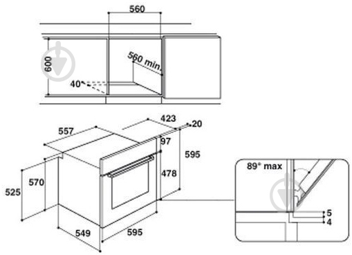 Духовой шкаф Indesit IFW55Y4IX - фото 3