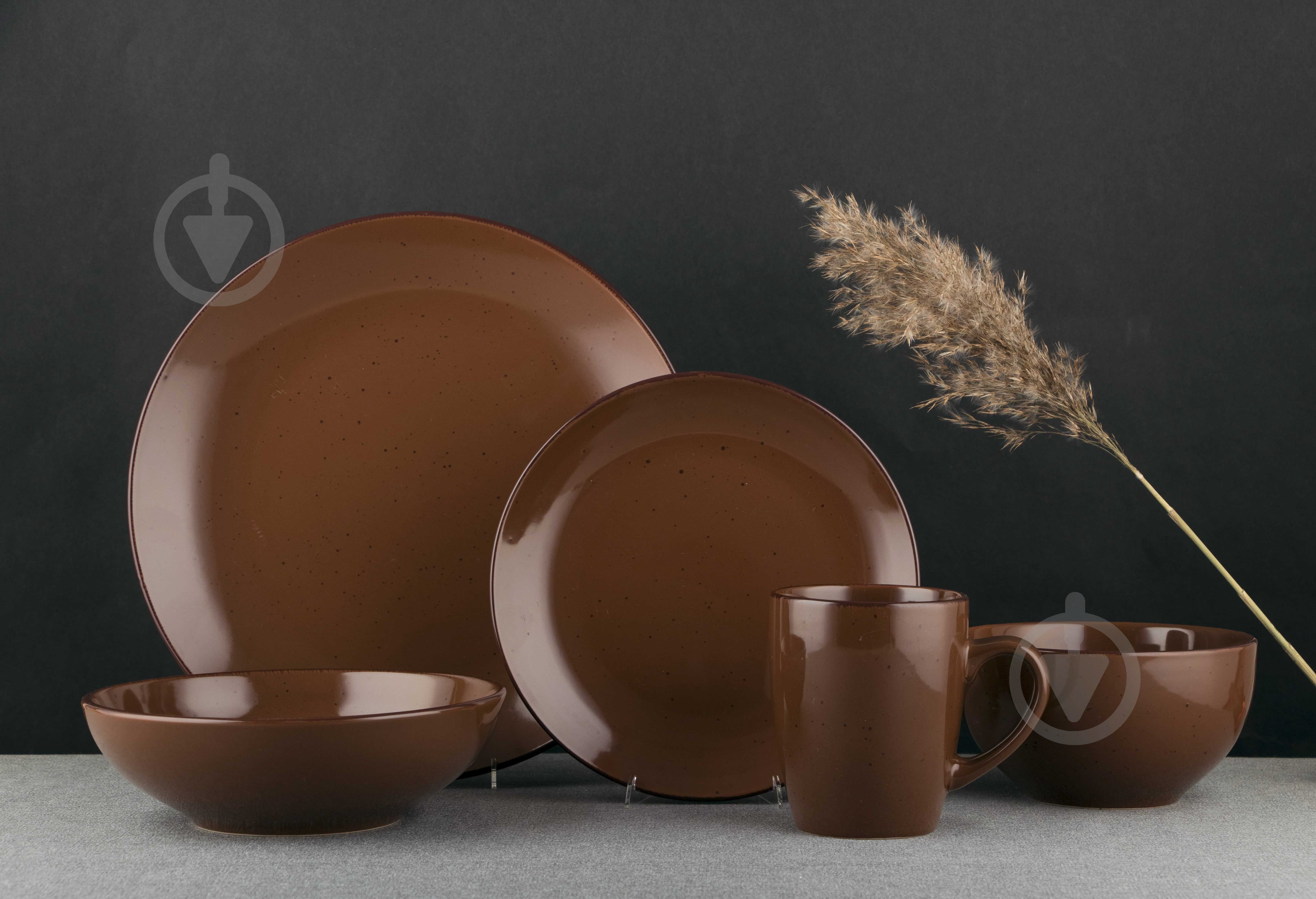 Чашка Vittora VT-P-3360С шоколад 360 мл - фото 4