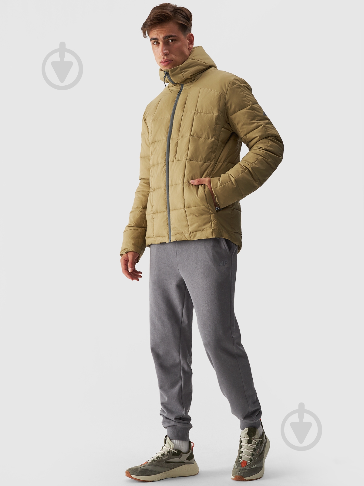 Пуховик мужской зимний 4F DOWN JACKET M524 4FWAW24TDJAM524-74S р.XL желтый - фото 2 Пуховик мужской зимний 4F DOWN JACKET M524 4FWAW24TDJAM524-74S р.XL желтый - фото 2