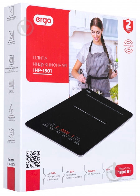 Плита індукційна настільна Ergo IHP-1501 - фото 12