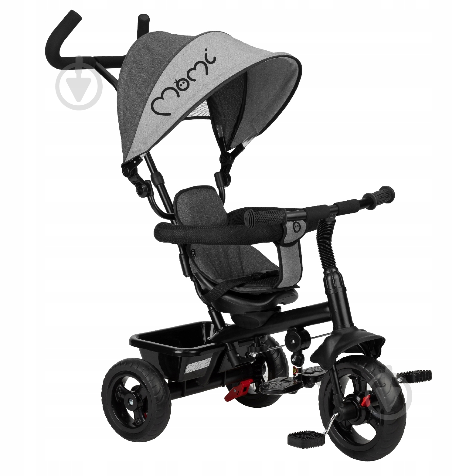 Велосипед-коляска MoMi Iris 5 в 1 серый ROTR00010 - фото 1 Велосипед-коляска MoMi Iris 5 в 1 серый ROTR00010 - фото 1