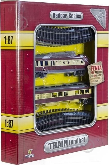 Игровой набор Fenfa Поезд с вагоном 1601B-5B - фото 2