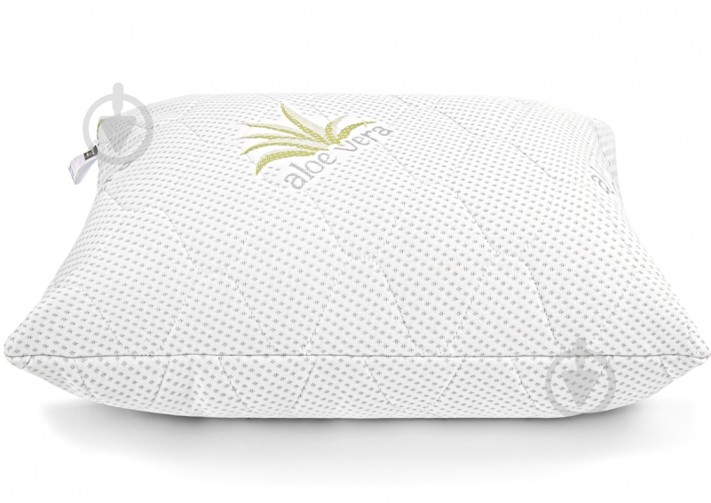 Подушка №795 Alberto Memory foam упругая MirSon 45x45 см белый с рисунком - фото 2