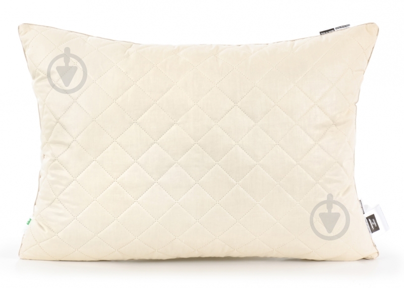 Подушка №1480 Carmela Memory foam м’яка MirSon 45x45 см кремовий - фото 1