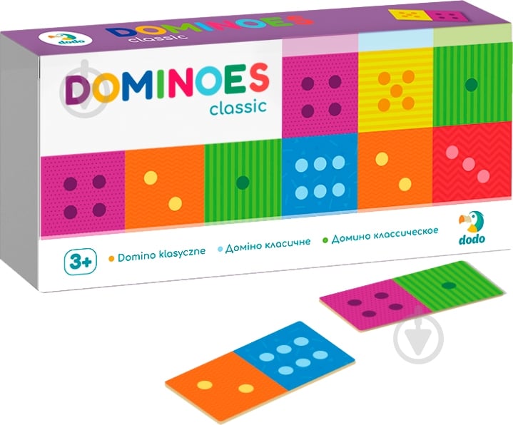 Игра настольная DoDo Домино Классическое 300225 - фото 2