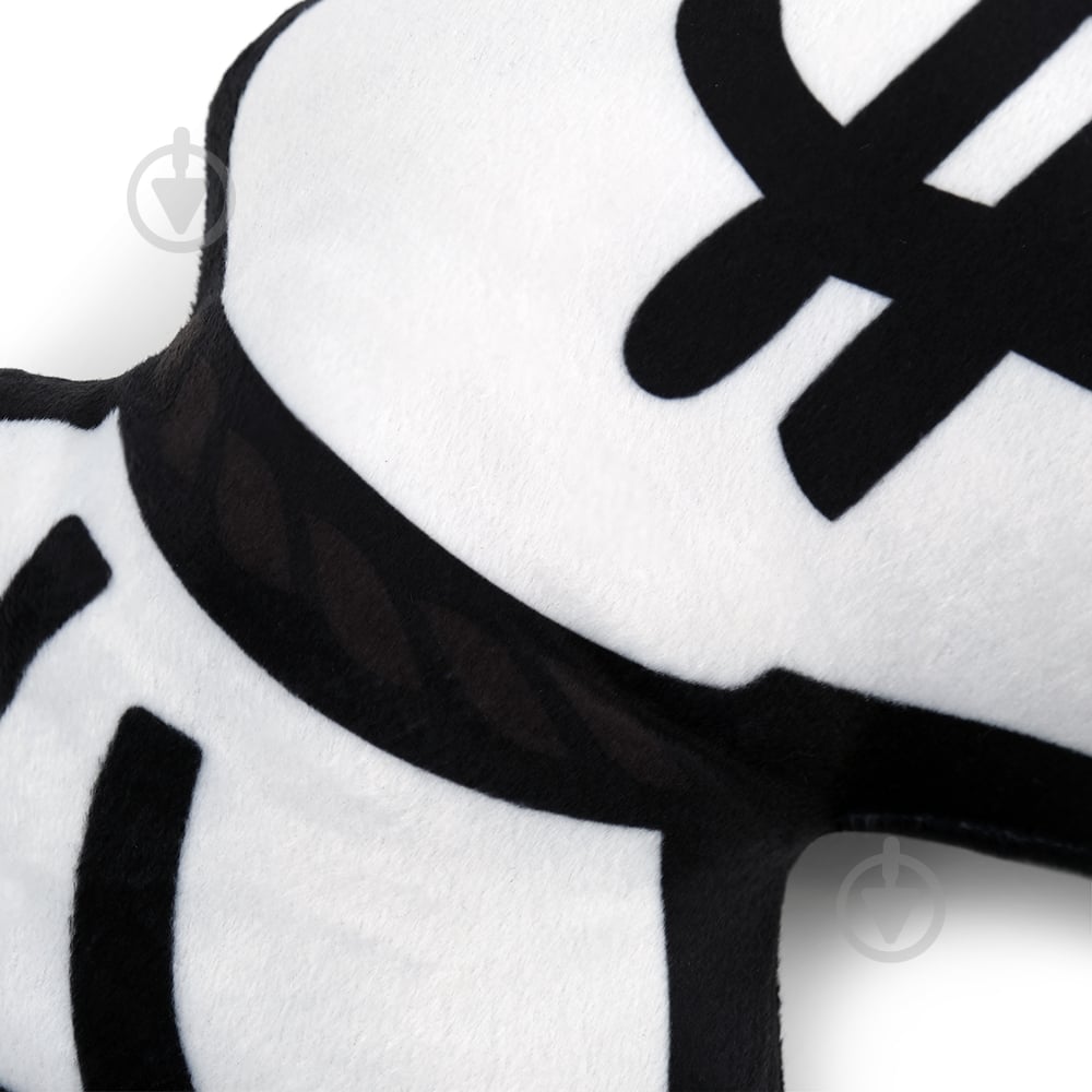 Подушка декоративна Мішок достатку (FWPABDCBAG23WT000) 37 см чорно-білий WP Merchandise - фото 2 Подушка декоративна Мішок достатку (FWPABDCBAG23WT000) 37 см чорно-білий WP Merchandise - фото 2