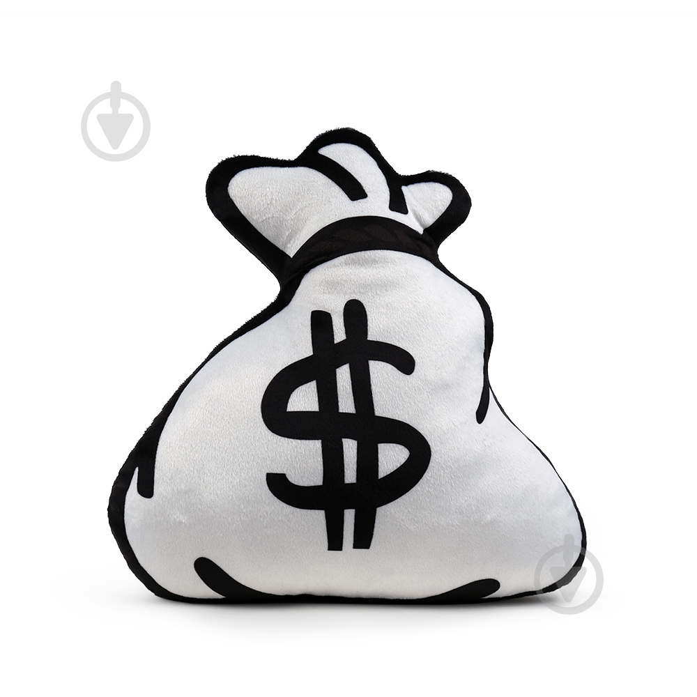 Подушка декоративна Мішок достатку (FWPABDCBAG23WT000) 37 см чорно-білий WP Merchandise - фото 1 Подушка декоративна Мішок достатку (FWPABDCBAG23WT000) 37 см чорно-білий WP Merchandise - фото 1