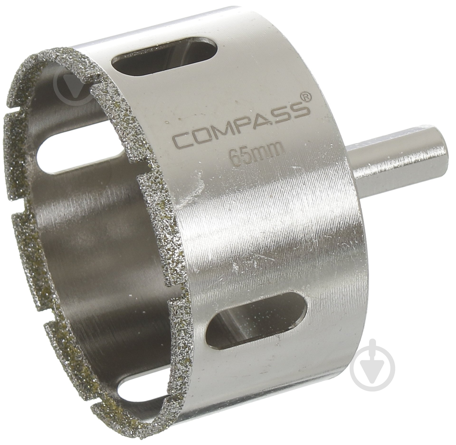 Коронка алмазная Compass 65 мм - фото 1 Коронка алмазная Compass 65 мм - фото 1