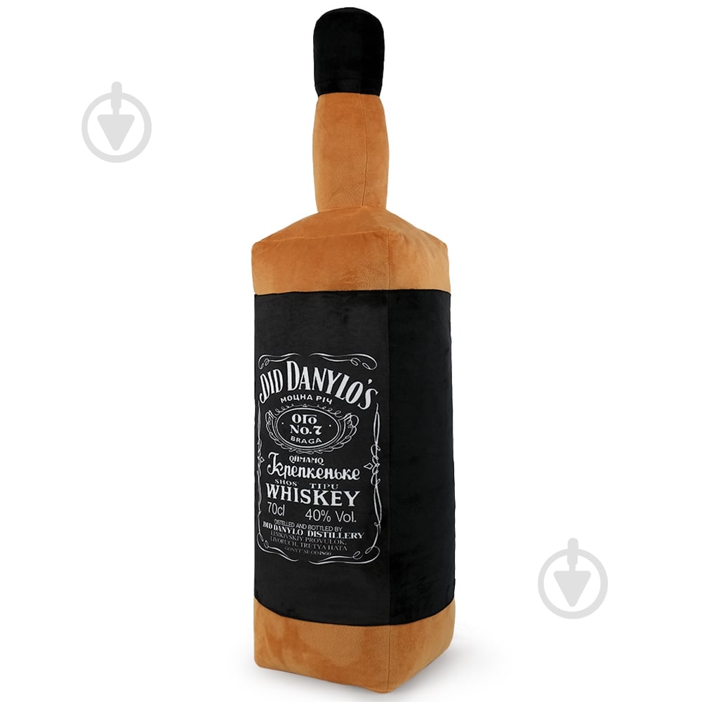 Подушка декоративна Віскі Діда Данило 94 см чорний із коричневим WP Merchandise - фото 3 Подушка декоративна Віскі Діда Данило 94 см чорний із коричневим WP Merchandise - фото 3