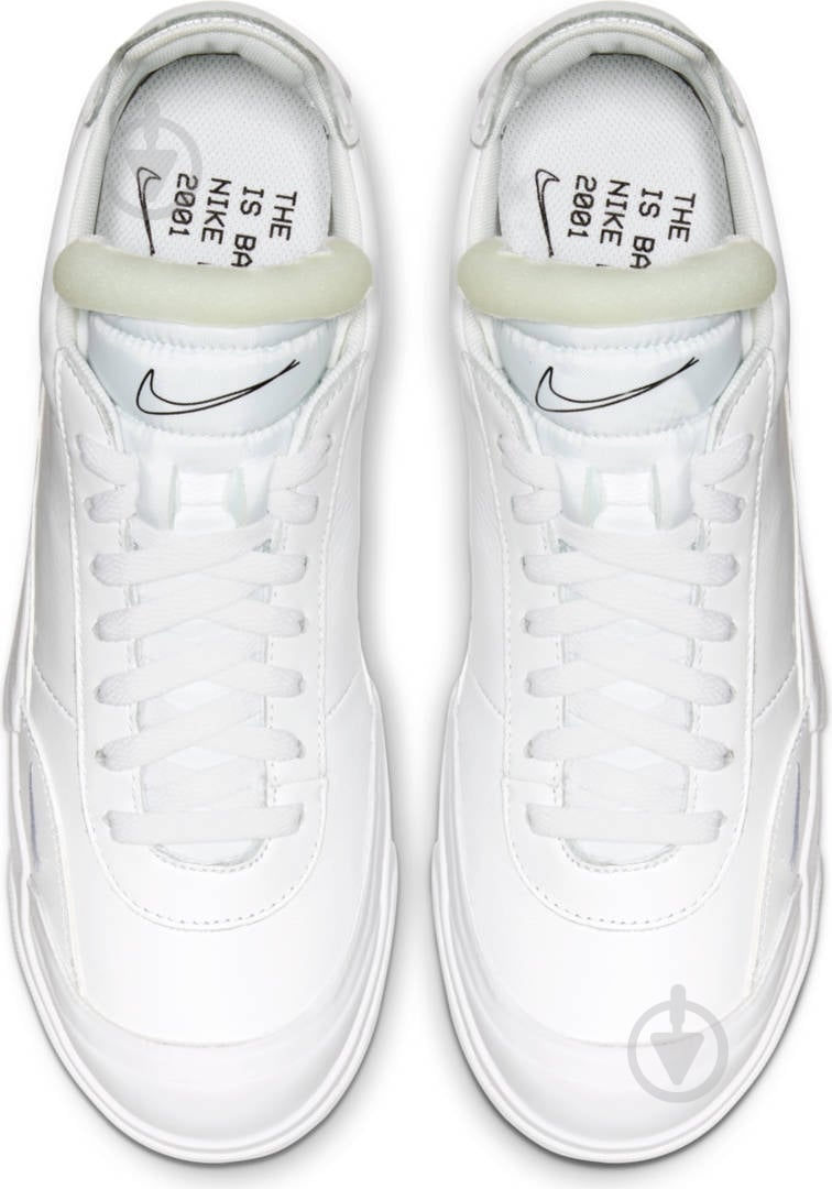 Кроссовки мужские демисезонные Nike Drop Type CN6916-100 р.45 белые - фото 7