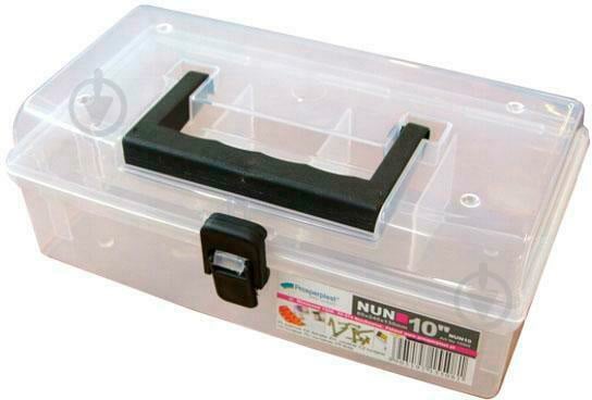 Органайзер для мелких деталей для метизов Prosperplast прозрачный (245x135x85) 5 секций (NUN10) 10" - фото 1