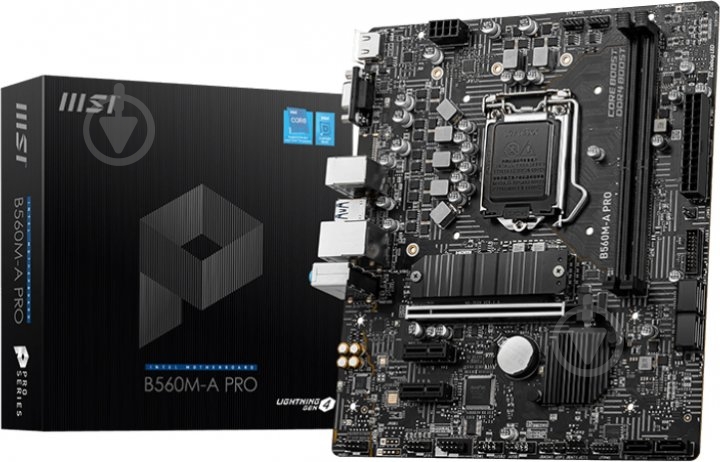 Материнская плата MSI B560M-A PRO (Socket 1200, Intel B560, mirco ATX) - фото 5