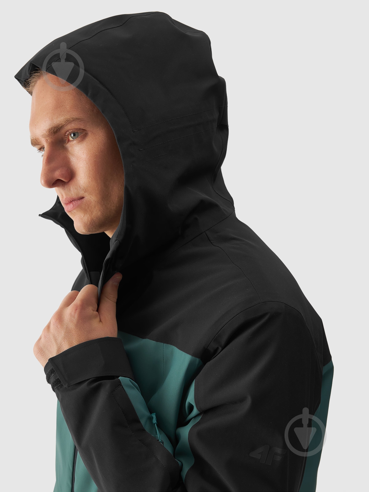 Куртка мужская зимняя 4F TECHNICAL JACKET M579 4FWAW24TTJAM579-46S р.XL зеленая - фото 4