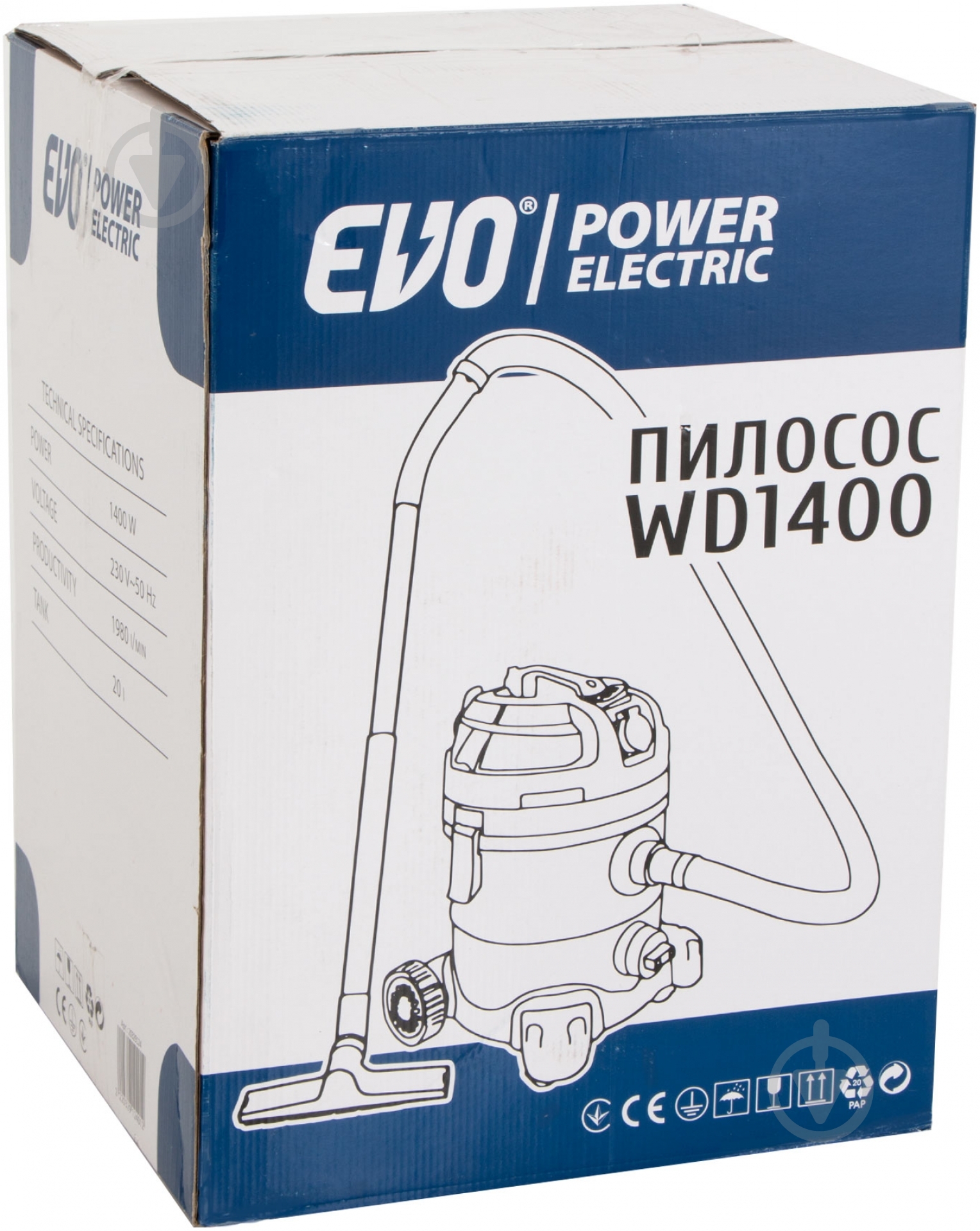 Пылесос EVO   WD1400-20L - фото 2