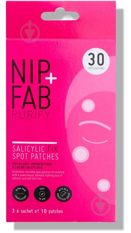 Патчи под глаза Nip+Fab с салициловой кислотой 10 шт. - фото 1 Патчи под глаза Nip+Fab с салициловой кислотой 10 шт. - фото 1