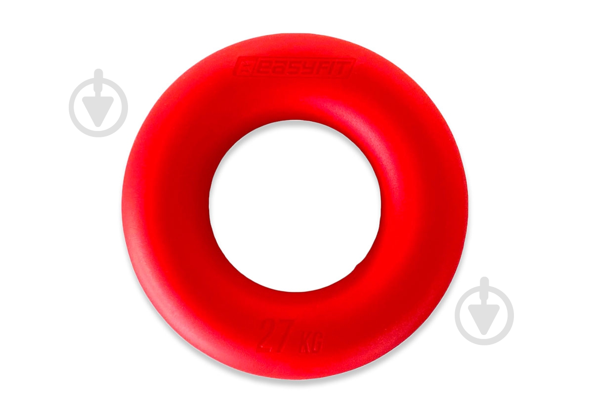 Еспандер EasyFit кистьовий кільце Ring 27 кг червоний EF-1904-60 - фото 2