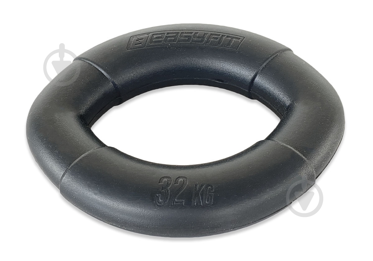 Еспандер EasyFit кистьовий Elliptic 32 кг чорний EF-1903-70 - фото 1