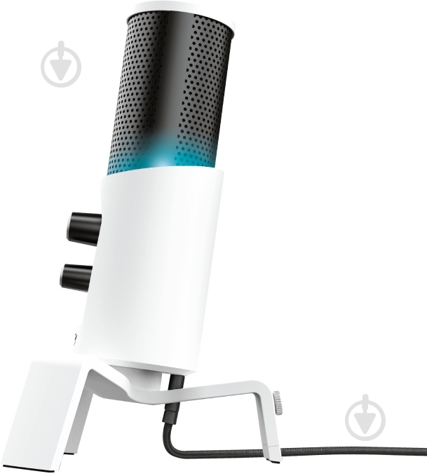 Микрофон Trust GXT 258W Fyru USB 4-in-1 PS5 Compatible White (24257) (24257) - фото 3 Микрофон Trust GXT 258W Fyru USB 4-in-1 PS5 Compatible White (24257) (24257) - фото 3