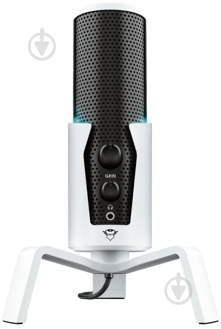 Микрофон Trust GXT 258W Fyru USB 4-in-1 PS5 Compatible White (24257) (24257) - фото 4 Микрофон Trust GXT 258W Fyru USB 4-in-1 PS5 Compatible White (24257) (24257) - фото 4