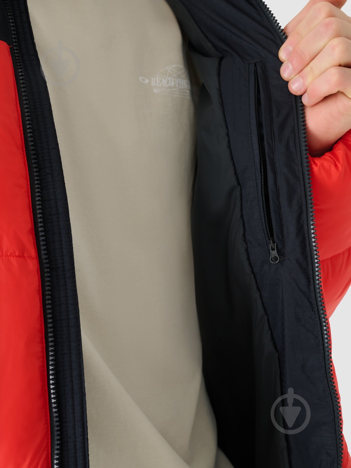 Пуховик мужской зимний 4F DOWN JACKET M485 4FWAW24TDJAM485-62S р.XL красный - фото 9