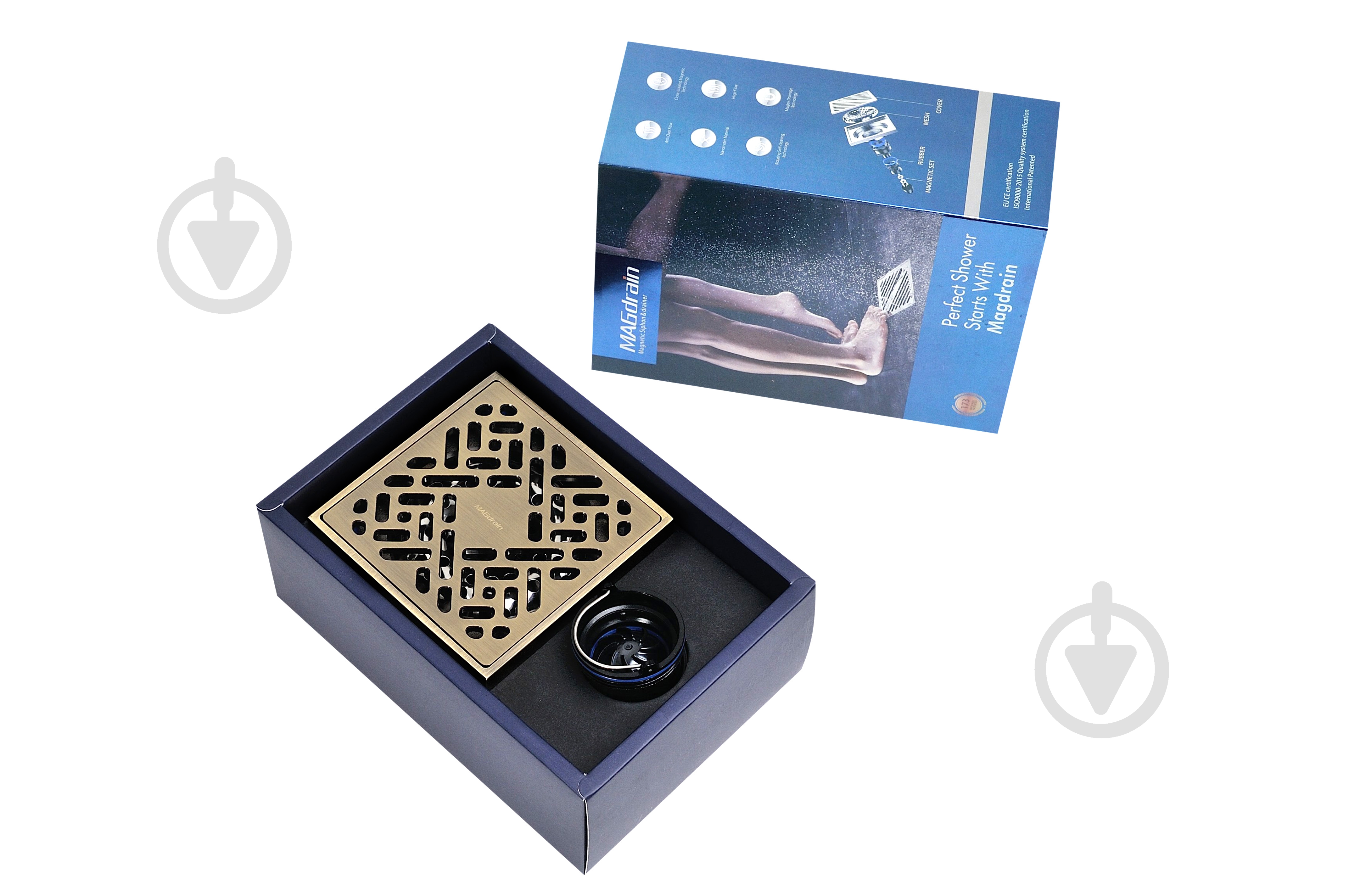 Душевой трап MAGdrain B4 100х100 мм - фото 5 Душевой трап MAGdrain B4 100х100 мм - фото 5