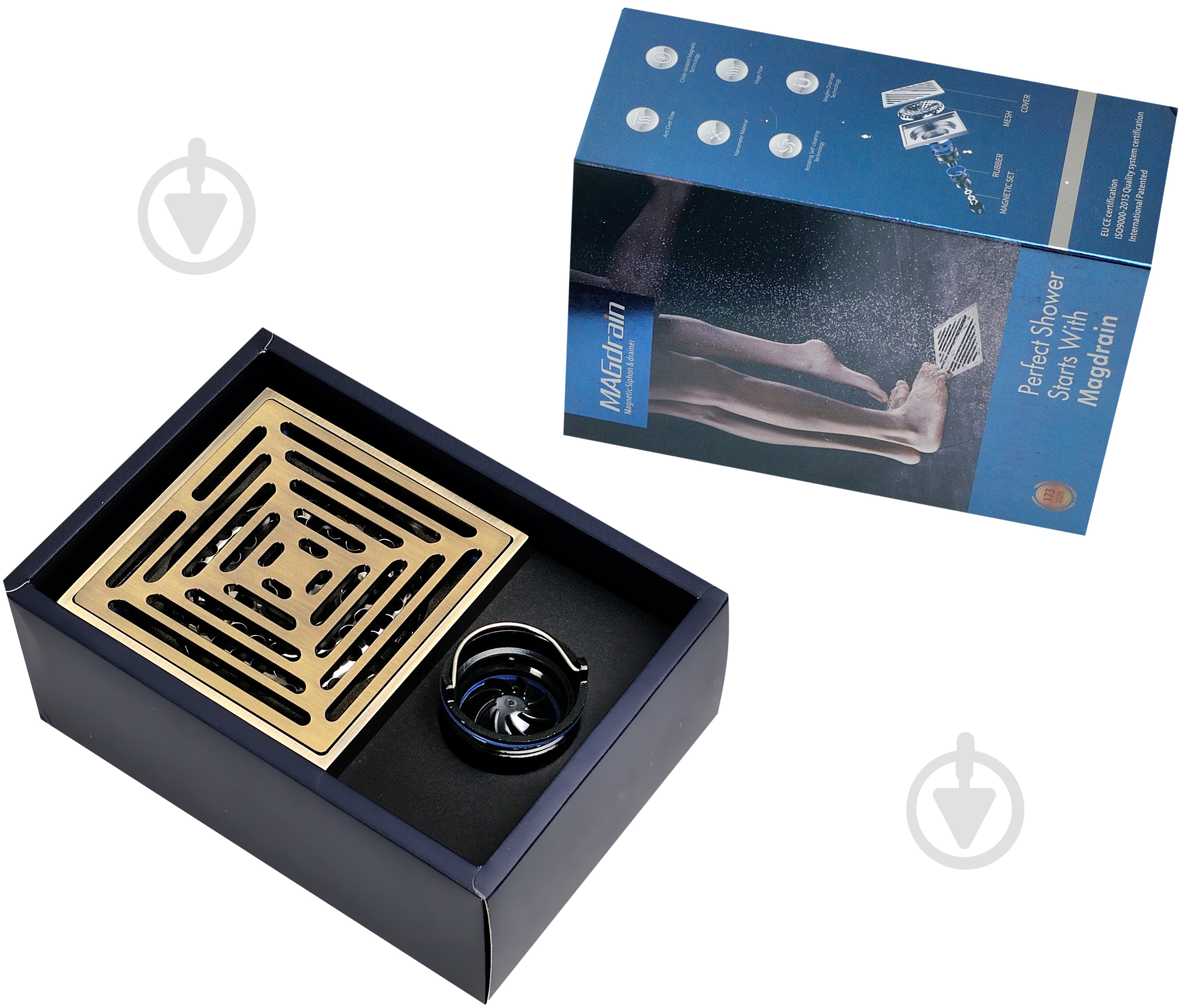 Душевой трап MAGdrain B6 100х100 мм - фото 3 Душевой трап MAGdrain B6 100х100 мм - фото 3