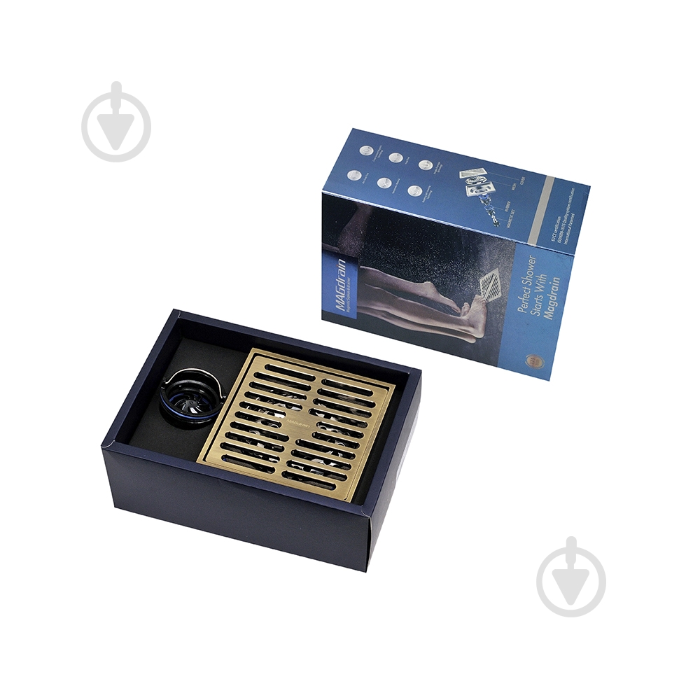 Душевой трап MAGdrain B7 100х100 мм - фото 5 Душевой трап MAGdrain B7 100х100 мм - фото 5