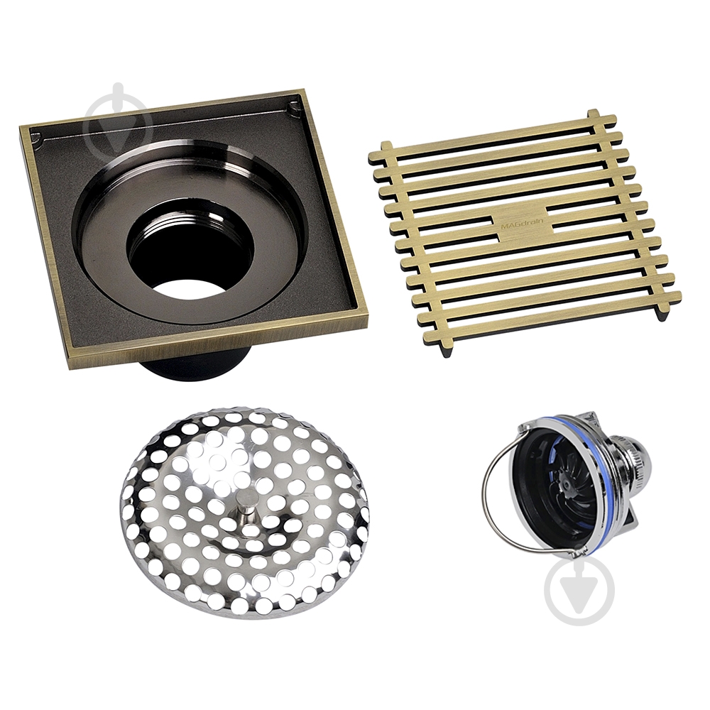 Душевой трап MAGdrain B9 100х100 мм - фото 4 Душевой трап MAGdrain B9 100х100 мм - фото 4