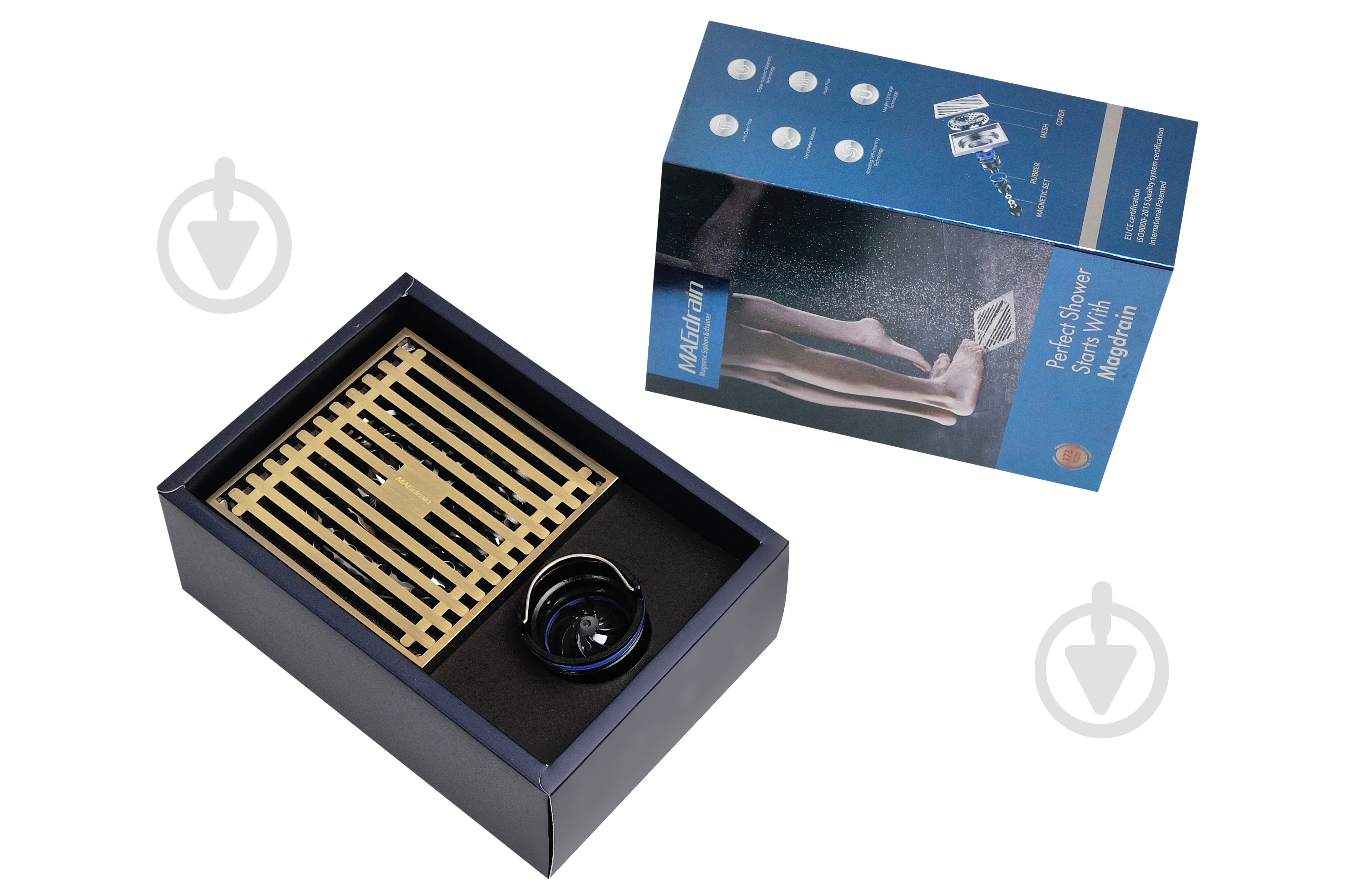 Душевой трап MAGdrain B9 100х100 мм - фото 5 Душевой трап MAGdrain B9 100х100 мм - фото 5