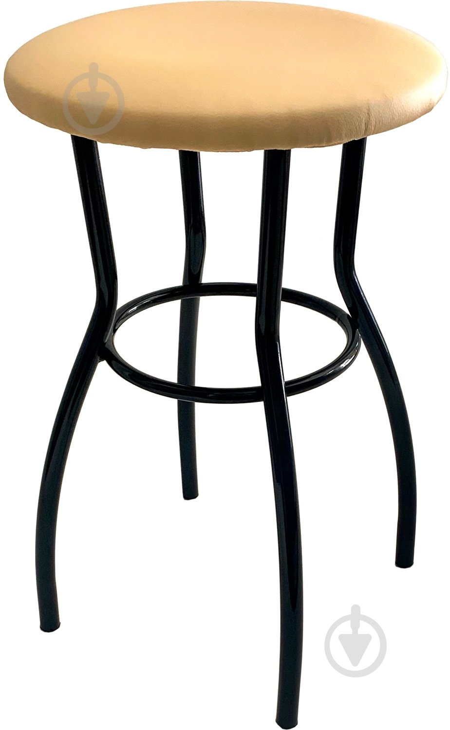 Табурет Импульс Гамма кремовый / черный - фото 1
