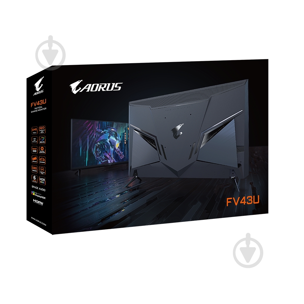 Монітор Gigabyte 43" (FV43U-EK) - фото 10 Монітор Gigabyte 43" (FV43U-EK) - фото 10