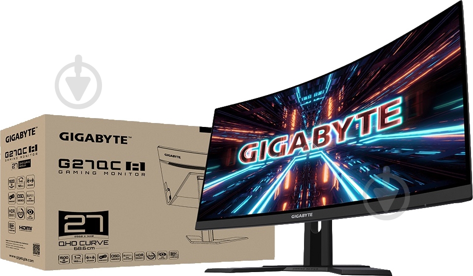 Монитор Gigabyte 27" (G27QC-A-EK) - фото 9