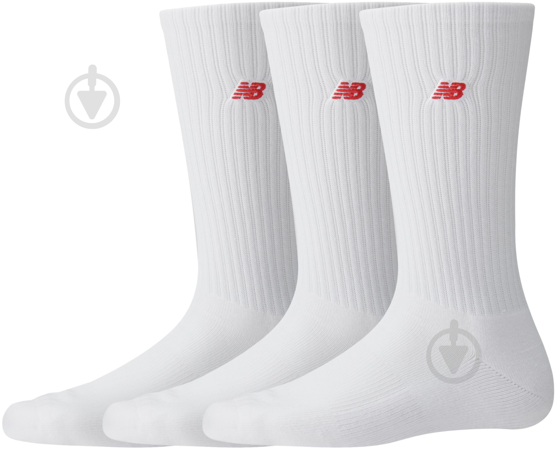Носки New Balance LAS33763WT р.S белый - фото 1