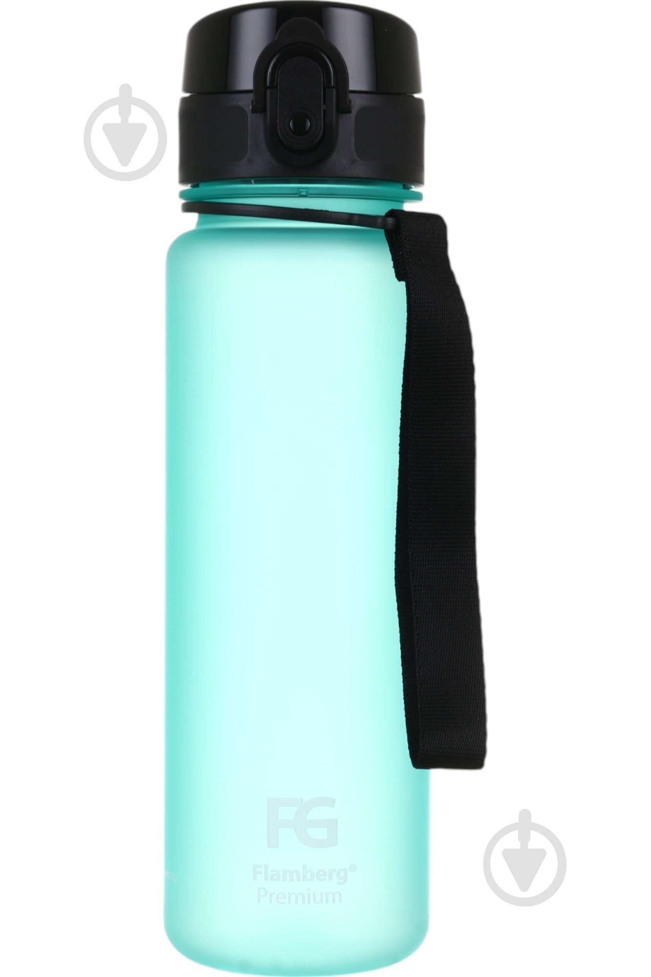 Пляшка для води Flamberg Premium Frosted 500 мл блакитний - фото 1