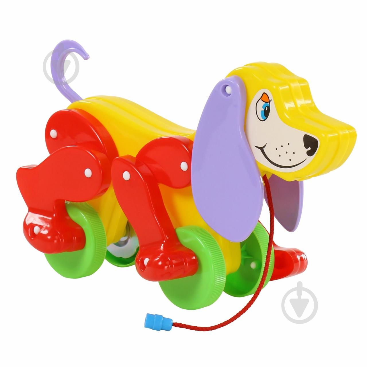 Игрушка Полесье Собака-каталка Боби 5434 - фото 2 Игрушка Полесье Собака-каталка Боби 5434 - фото 2