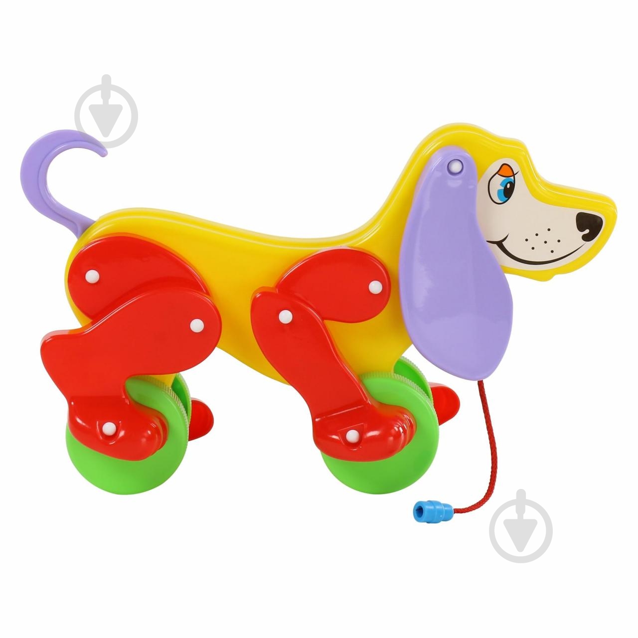 Игрушка Полесье Собака-каталка Боби 5434 - фото 3 Игрушка Полесье Собака-каталка Боби 5434 - фото 3