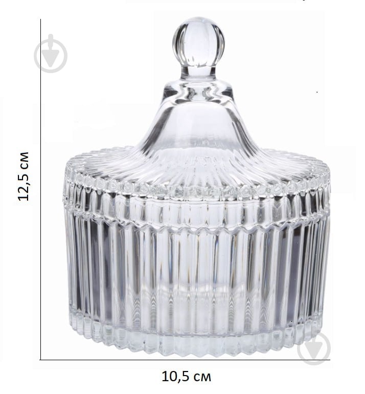 Цукорниця Fiora Delicate 250 мл 10,5х12,5 см - фото 3