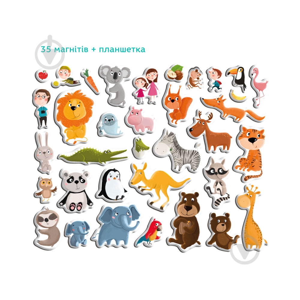 Игра магнитная DoDo Зоопарк 200207 - фото 4
