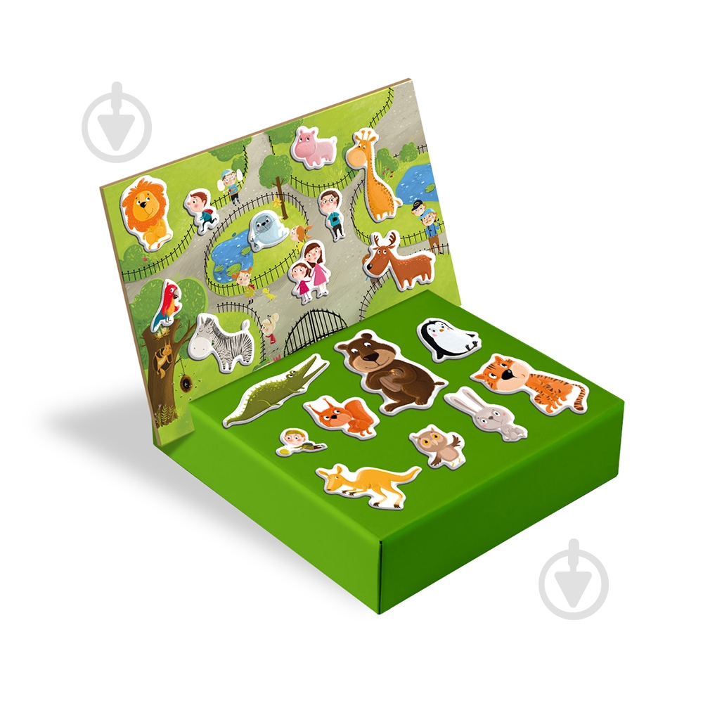 Игра магнитная DoDo Зоопарк 200207 - фото 3