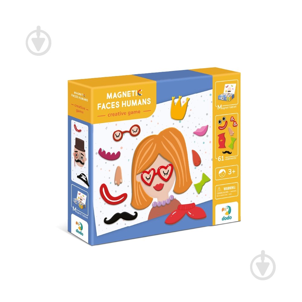 Игра магнитная DoDo Лица 200208 - фото 1