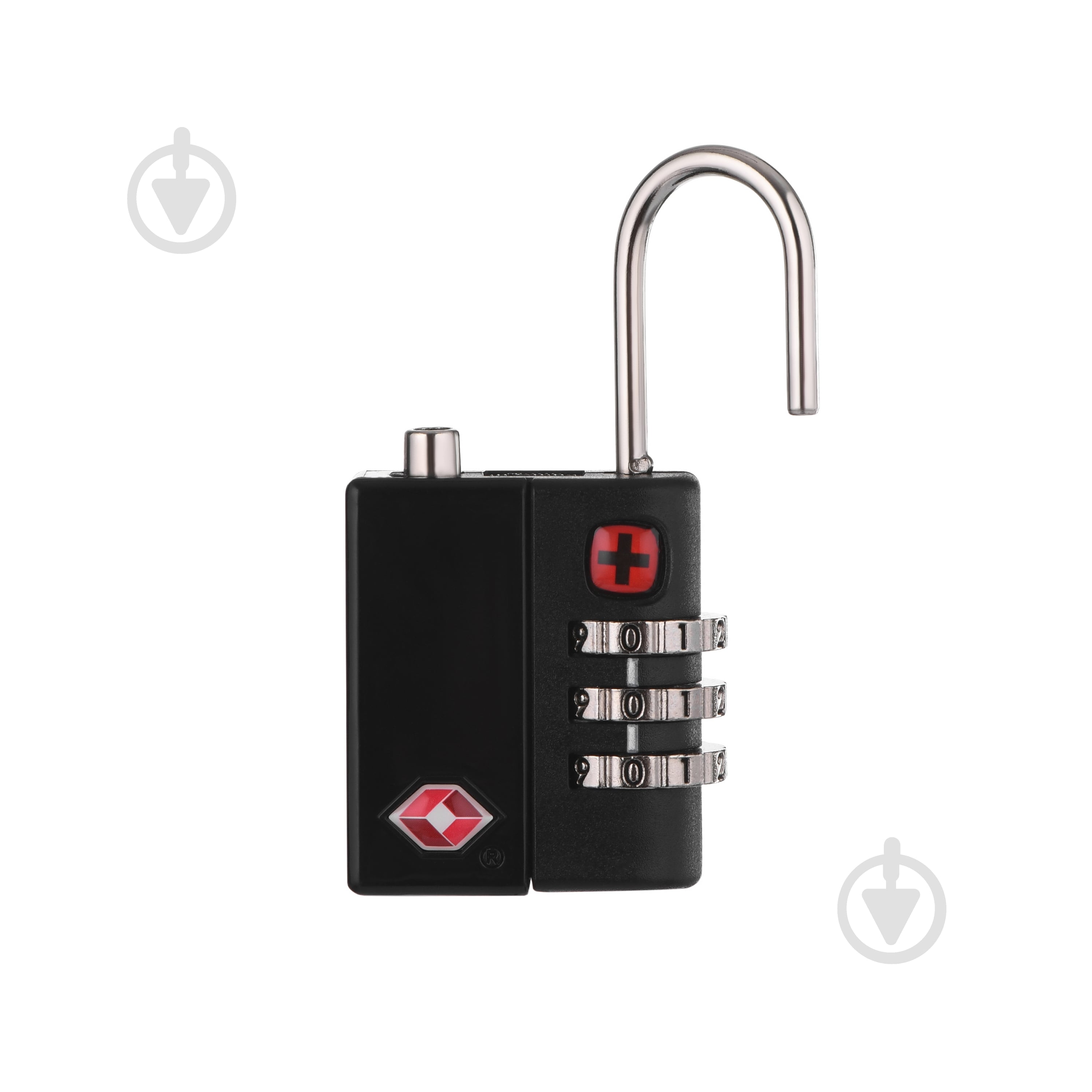 Замок навесной Wenger черный TSA Combination Lock - фото 3