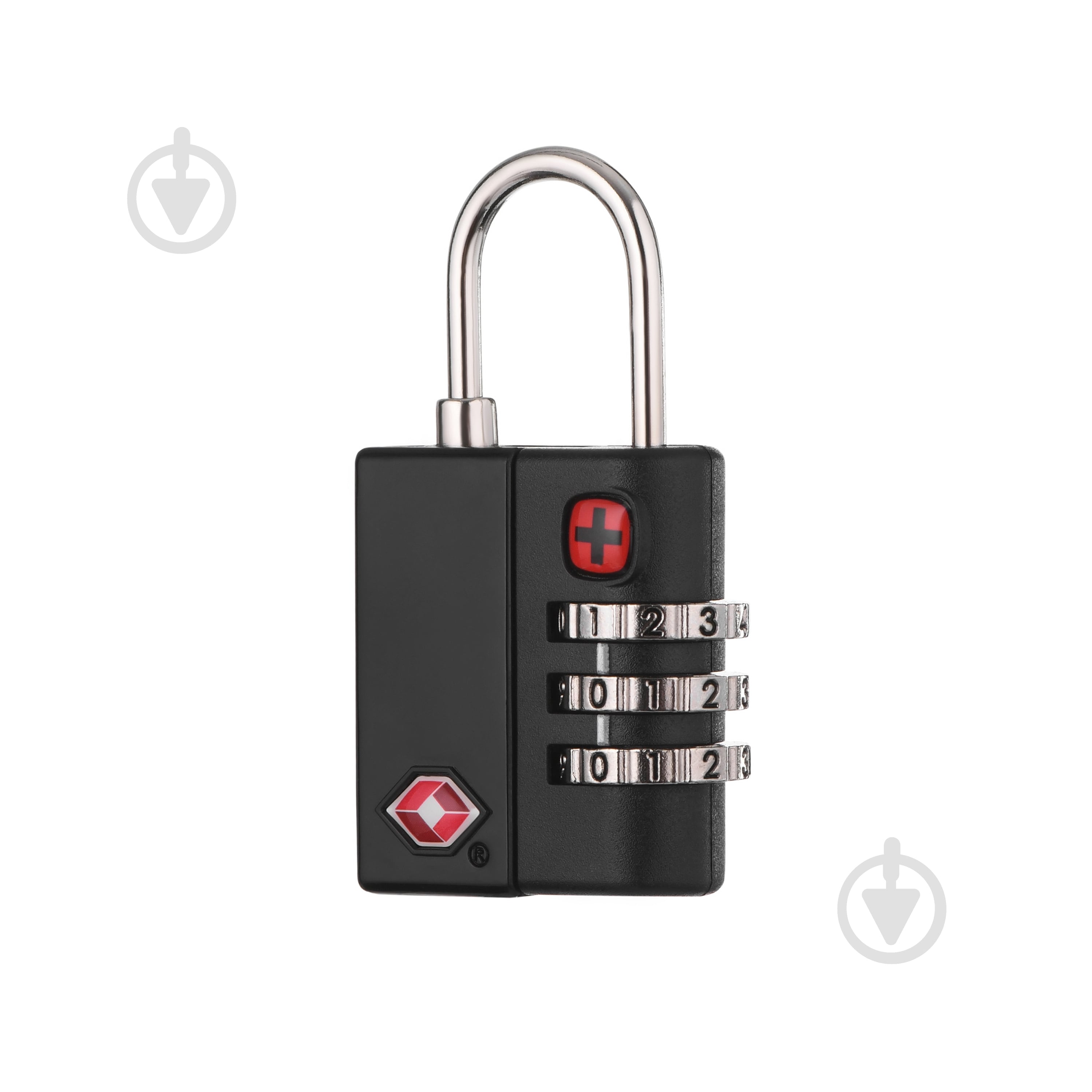 Замок навесной Wenger черный TSA Combination Lock - фото 1