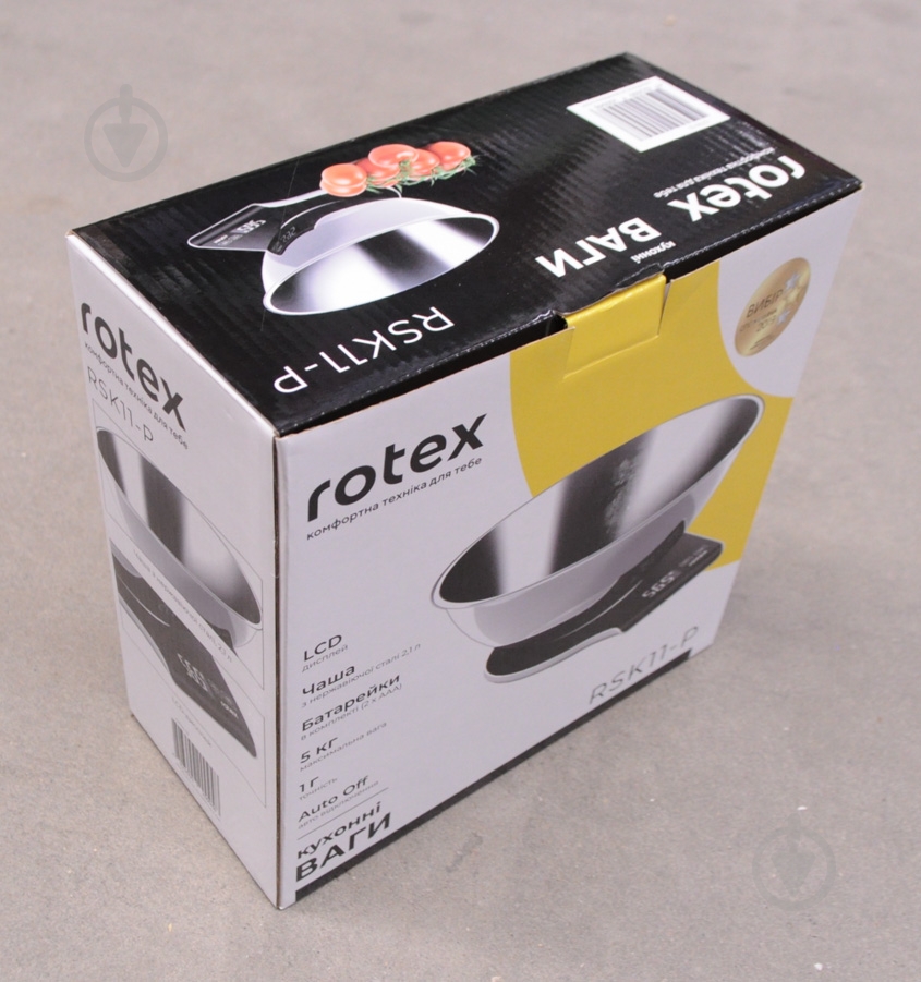 УЦЕНКА! Весы кухонные Rotex RSK11-P (УЦ №58) - фото 6