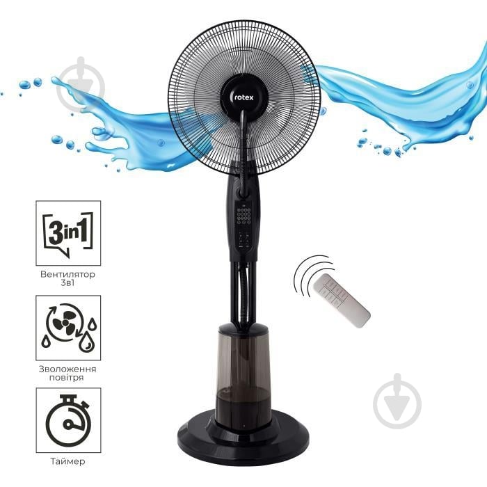 Вентилятор-увлажнитель Rotex RAF110-B AquaBreeze - фото 1 Вентилятор-увлажнитель Rotex RAF110-B AquaBreeze - фото 1